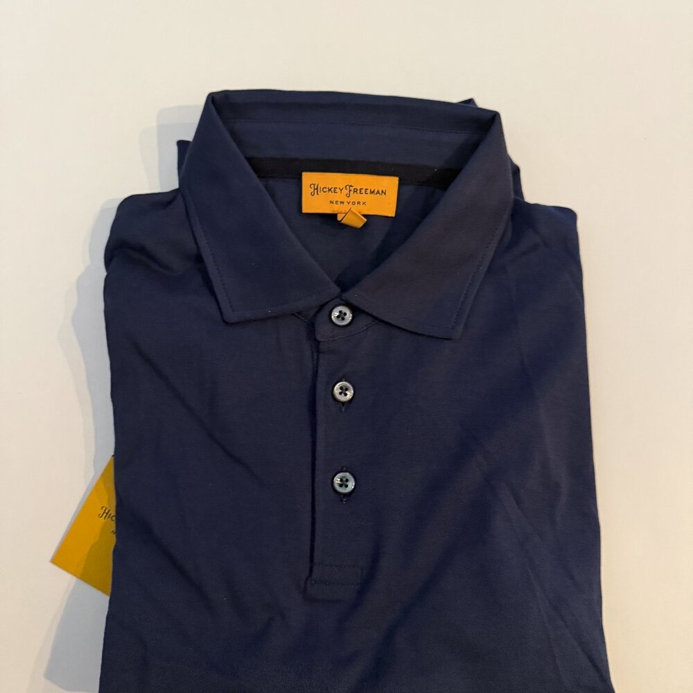 Hickey Freeman Luxury Double  Mercerized Supima Cotton Lisle  Polo Shirt